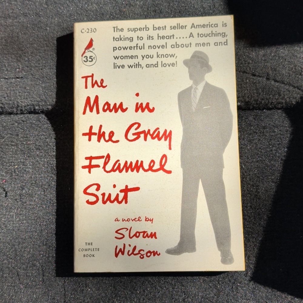 The Man in the Gray Flannel Suit Sloan Wilson Vintage 1956 Paperback C230